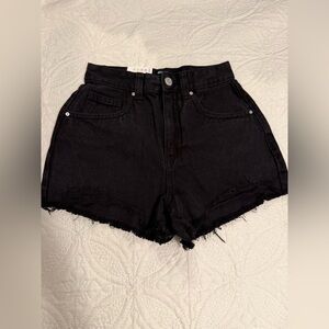 Cotton On Black Denim Shorts